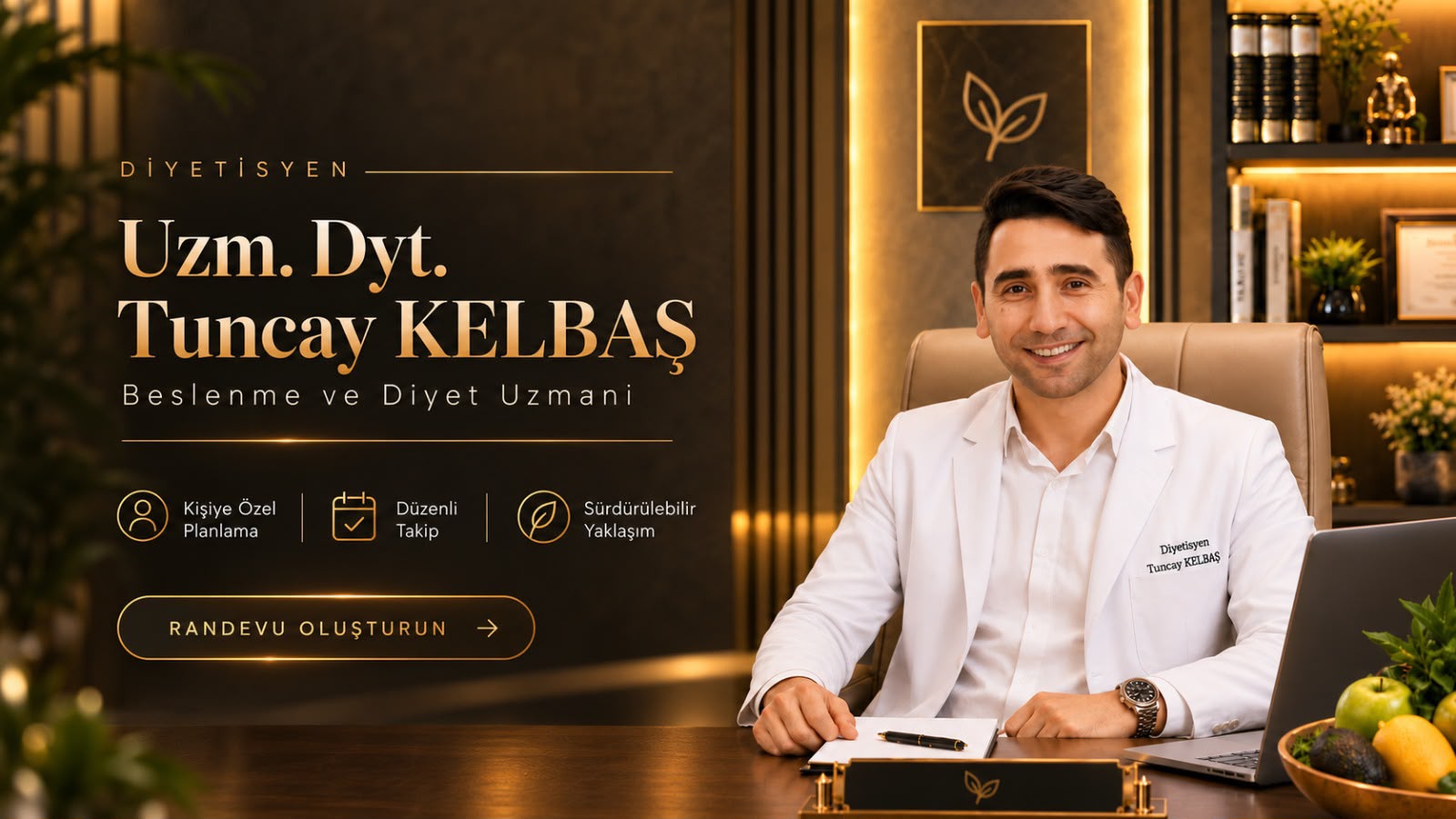Uzm. Dyt. Tuncay Kelbaş — beslenme ve diyet danışmanlığı